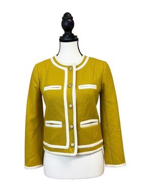 J. Crew Yellow Marching Band Blazer Jacket (00)